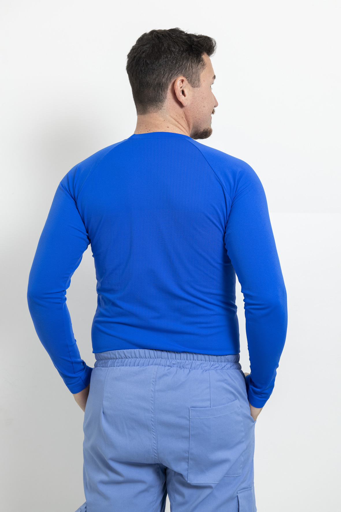 Camiseta térmica azul (hombre) - Oh! Wear