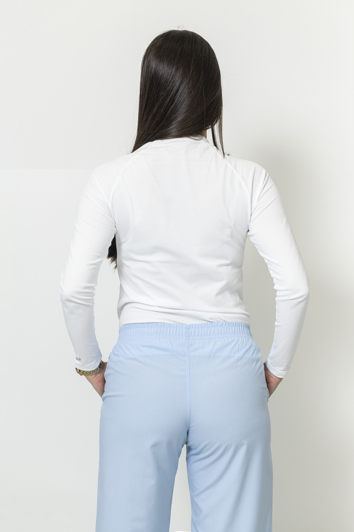 DOMI Camiseta termica primera piel Mujer Blanca - Strikefly flyshop