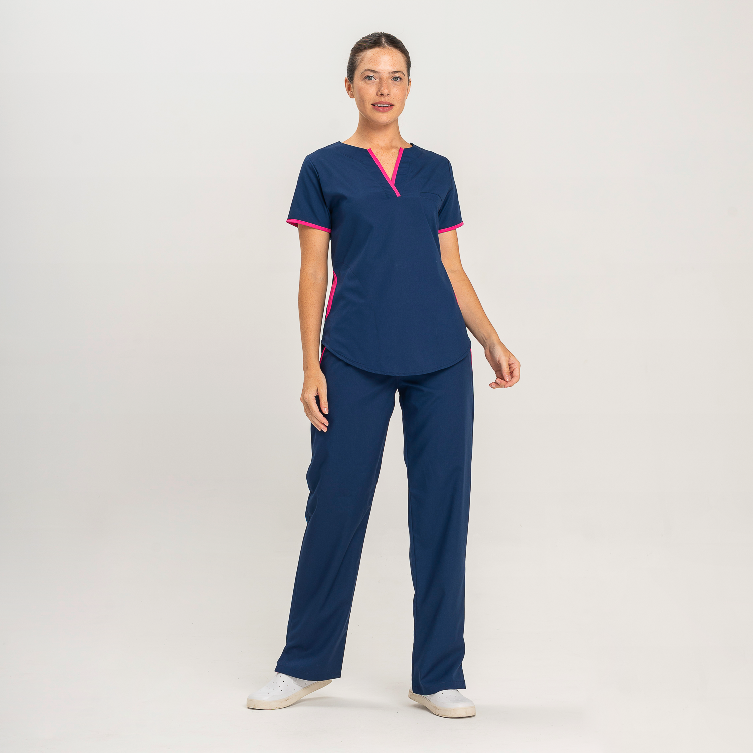 Ambo Tefi Sparciel Wide azul con fucsia