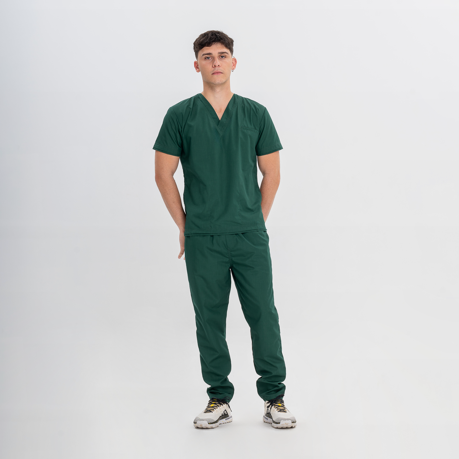 Ambo Gamma Poly angosto verde ingles