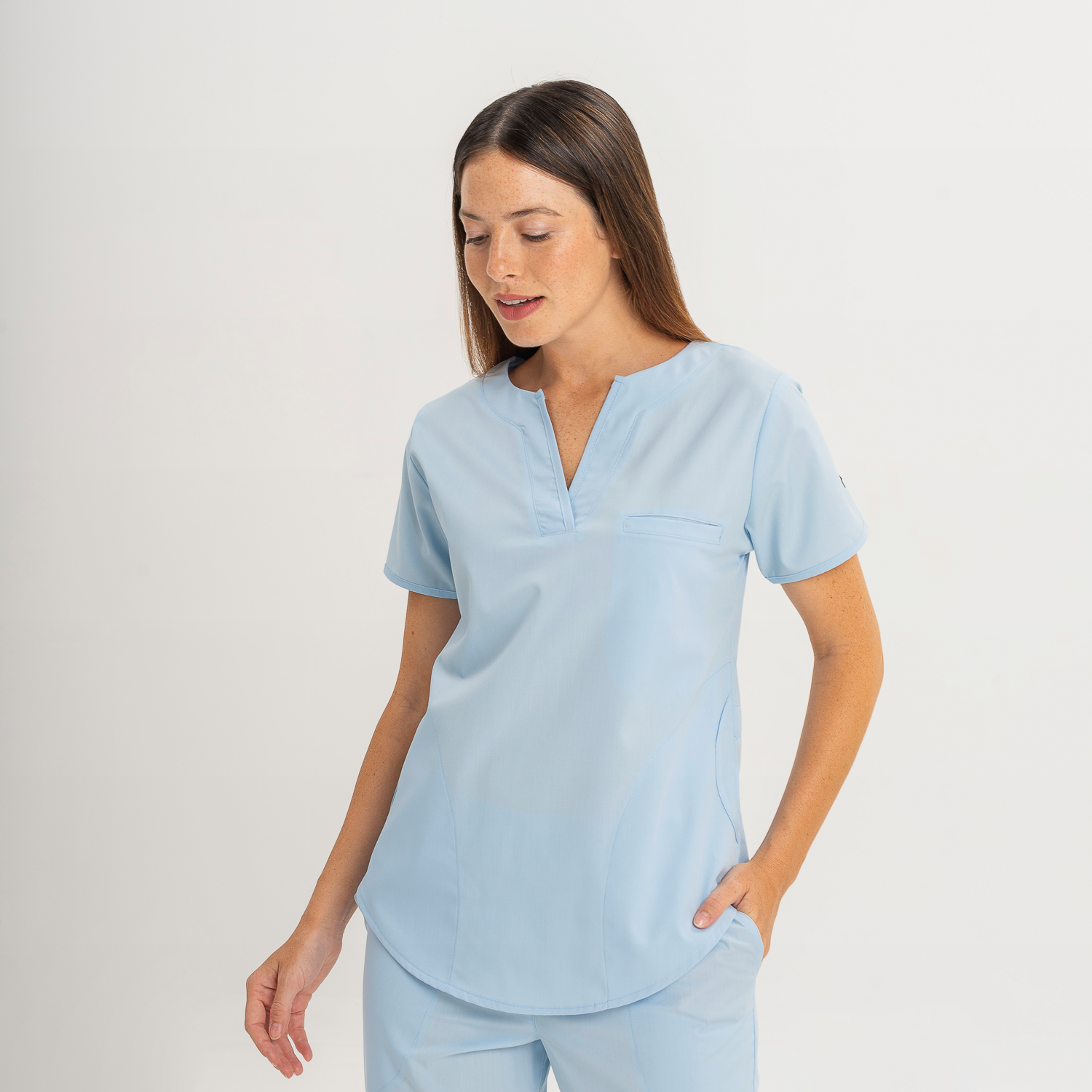 Chaqueta Tefi Poly celeste