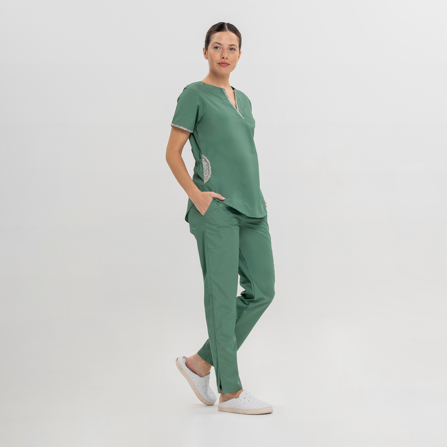 Ambo Tefi Poly Angosto verde oliva sakura