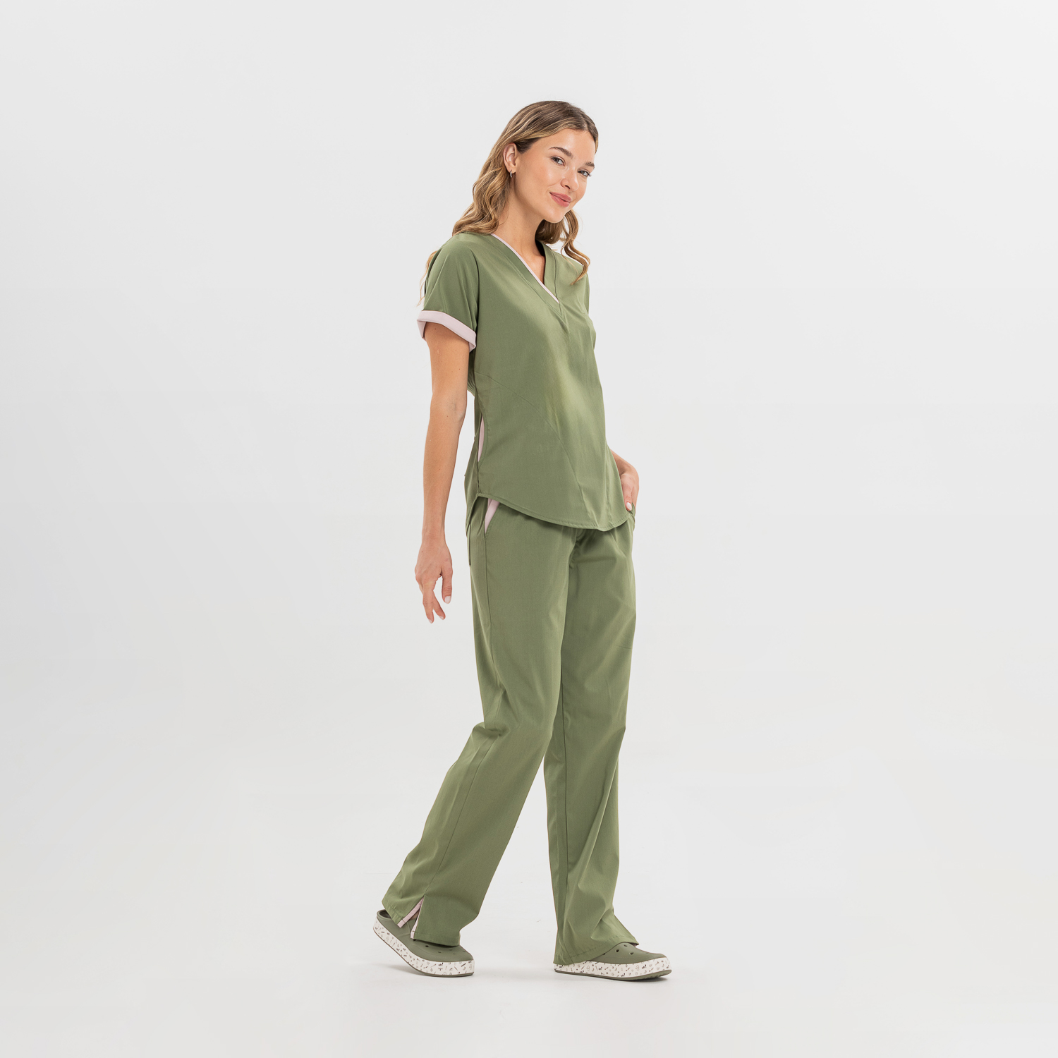 Ambo Lola Sparciel classic verde estepa con nude