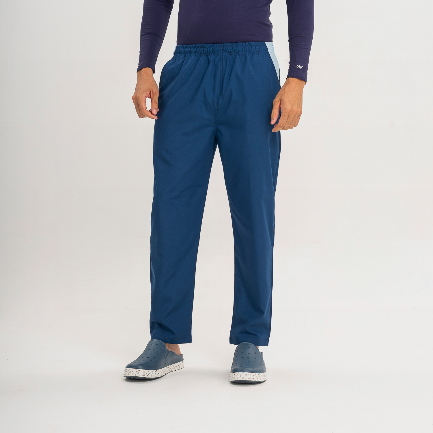 Pantalon Poly classic azul con celeste (hombre)