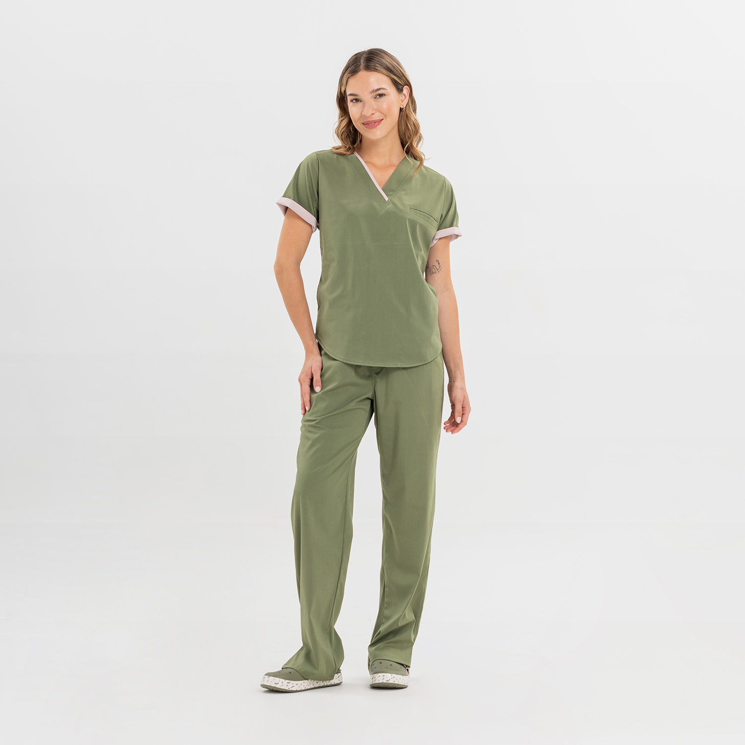 Ambo Lola Sparciel classic verde estepa con nude