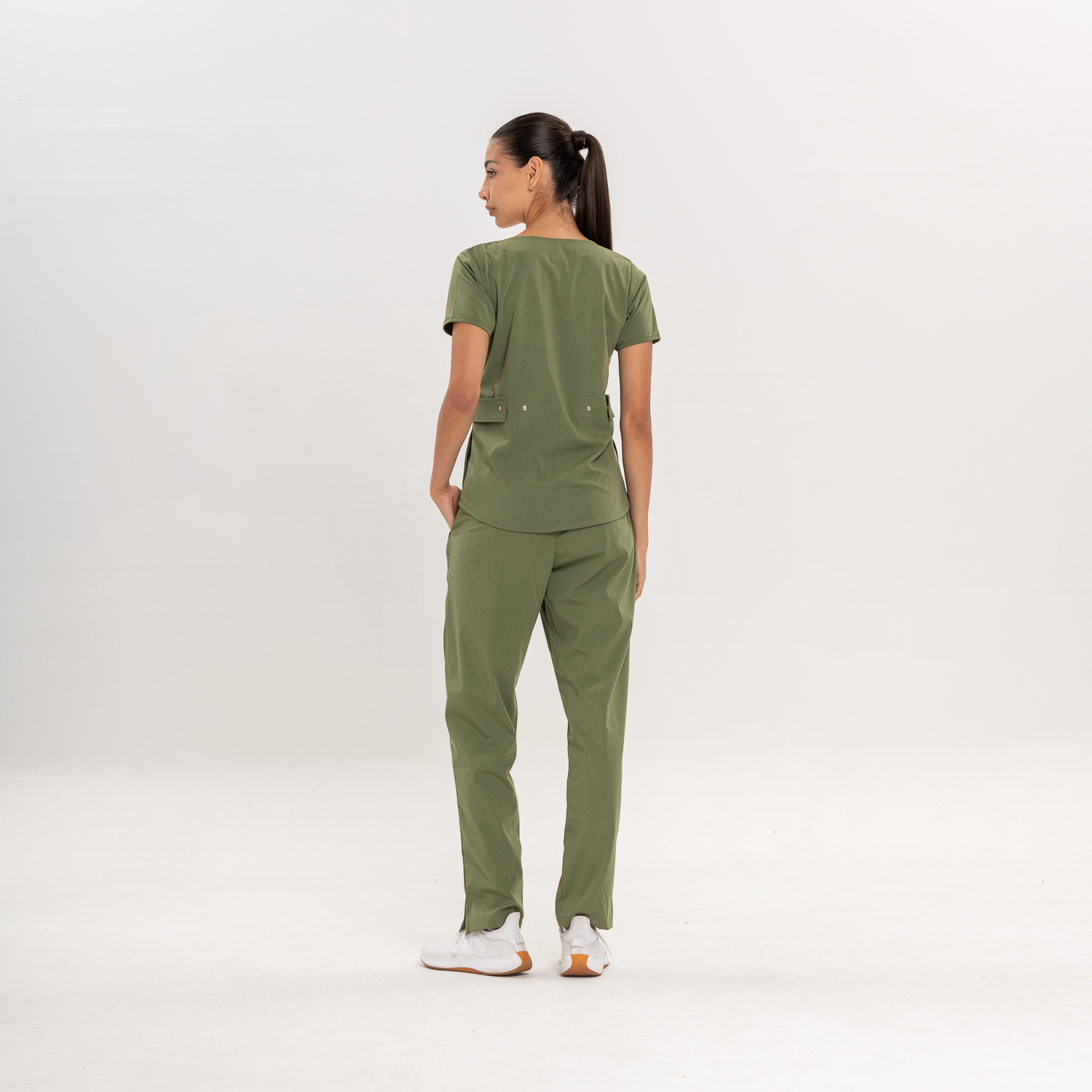 Ambo Nina Sparciel angosto verde estepa