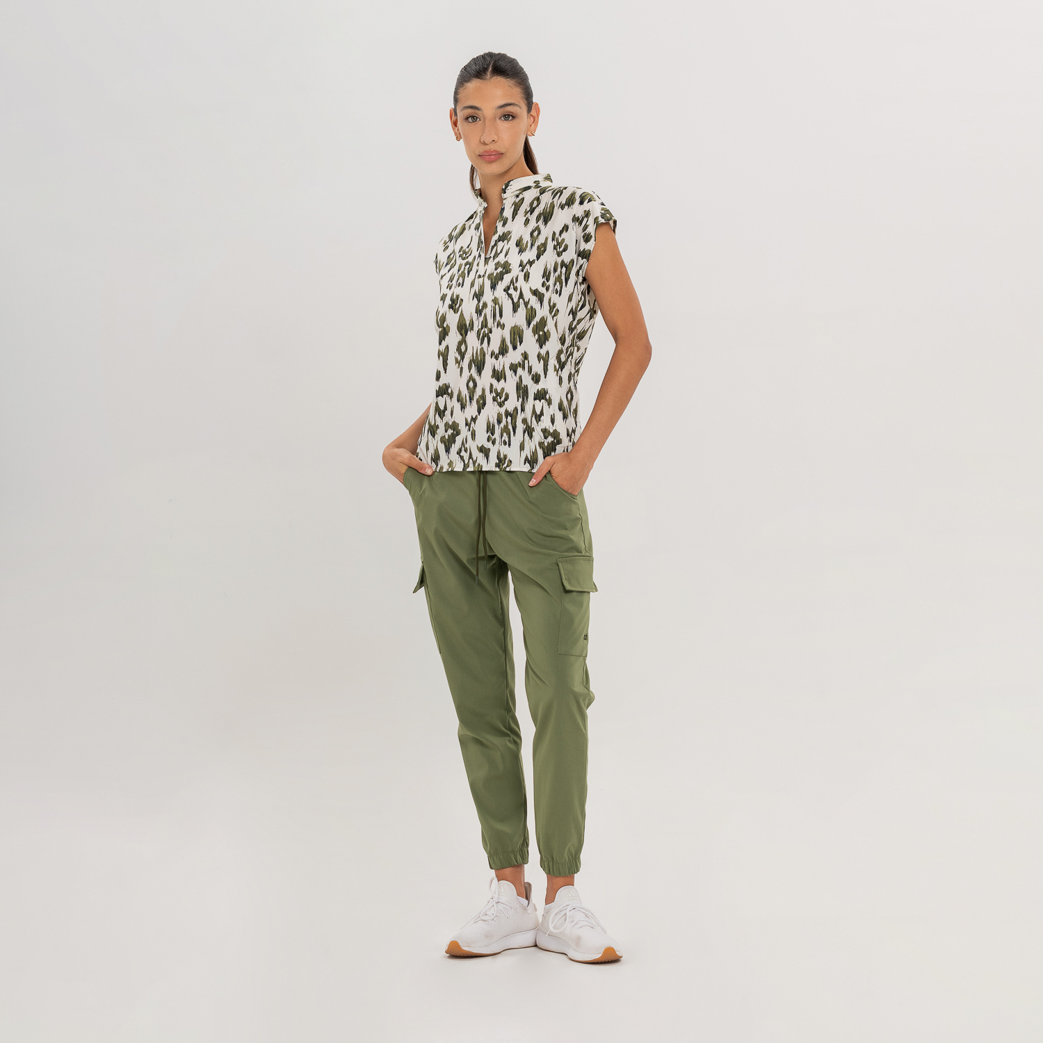 Ambo Juana Mix jogger safari verde