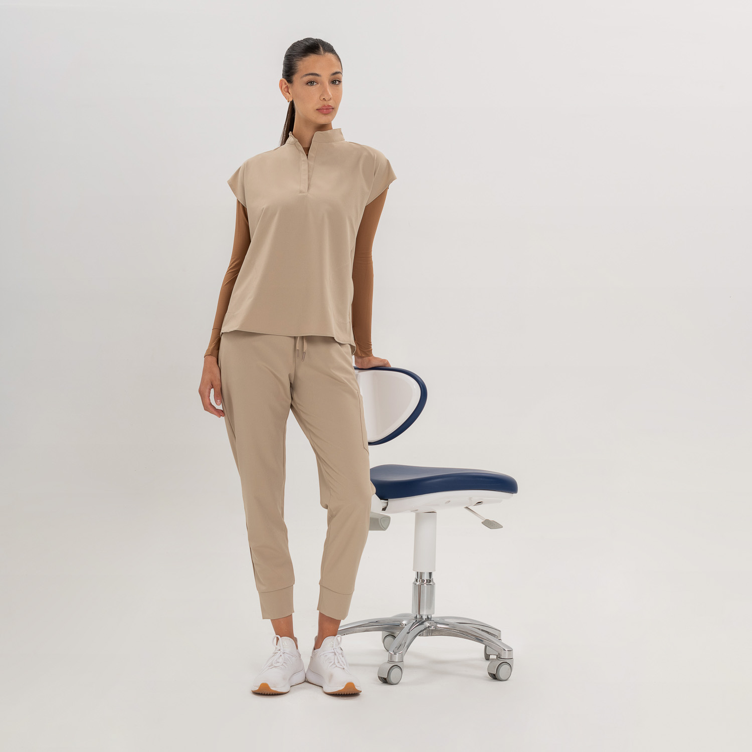 Ambo Juana Nova slim beige claro