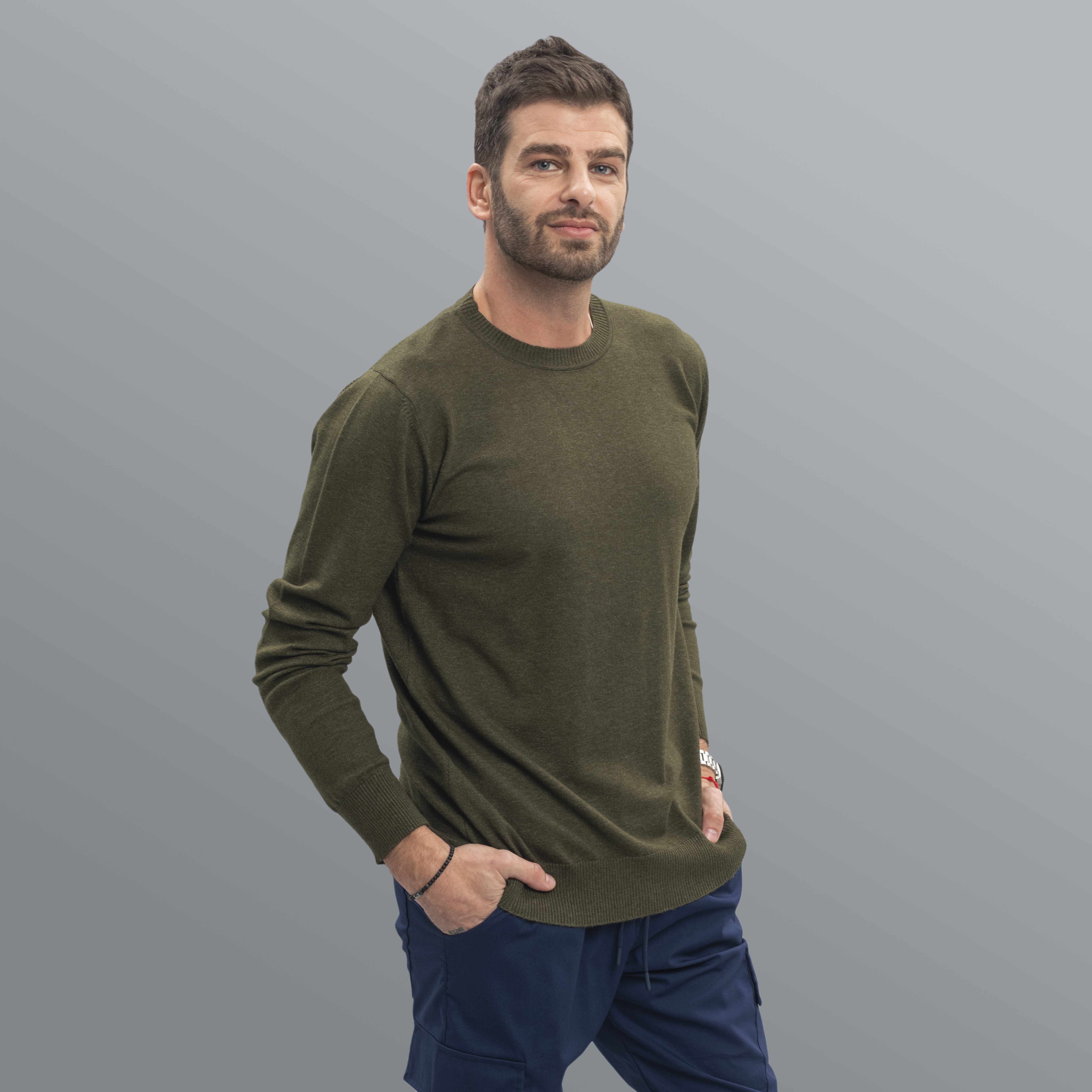 Sweater Red bug verde forest