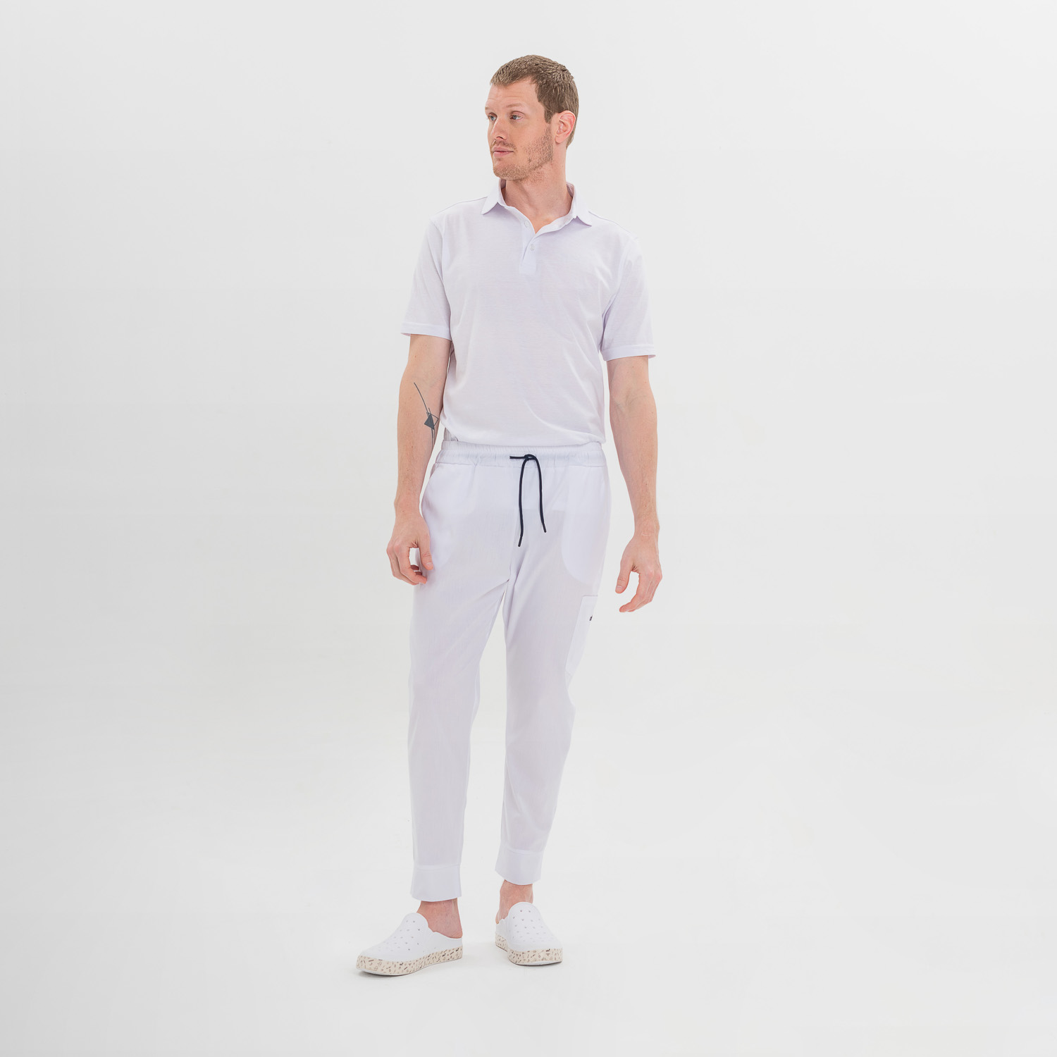 Ambo Roger Mix slim blanco